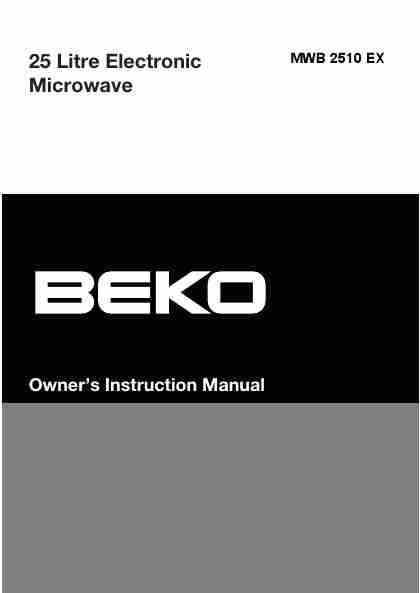 Beko Microwave Oven MWB 2510 EX-page_pdf